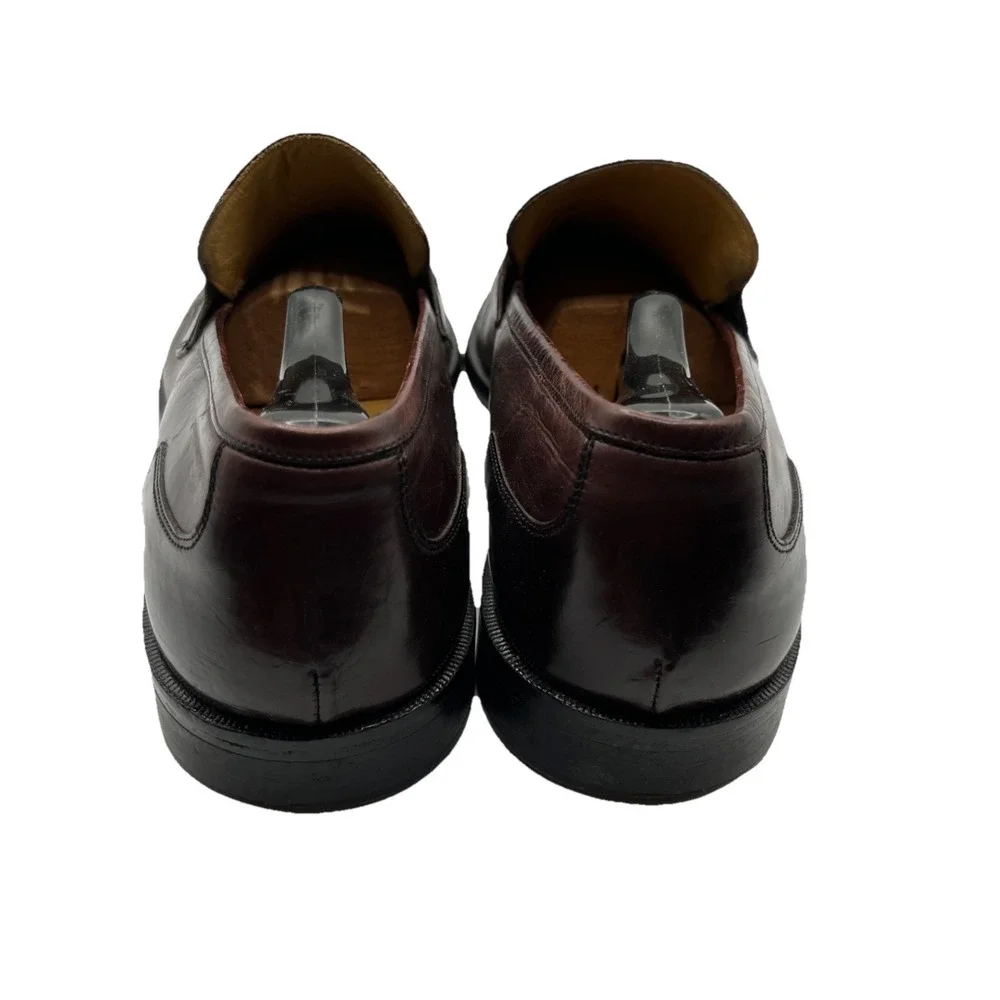J. Murphy By Johnston & Murphy Burgundy Tassel Kiltie Men's Loafers, Size 10.5 M